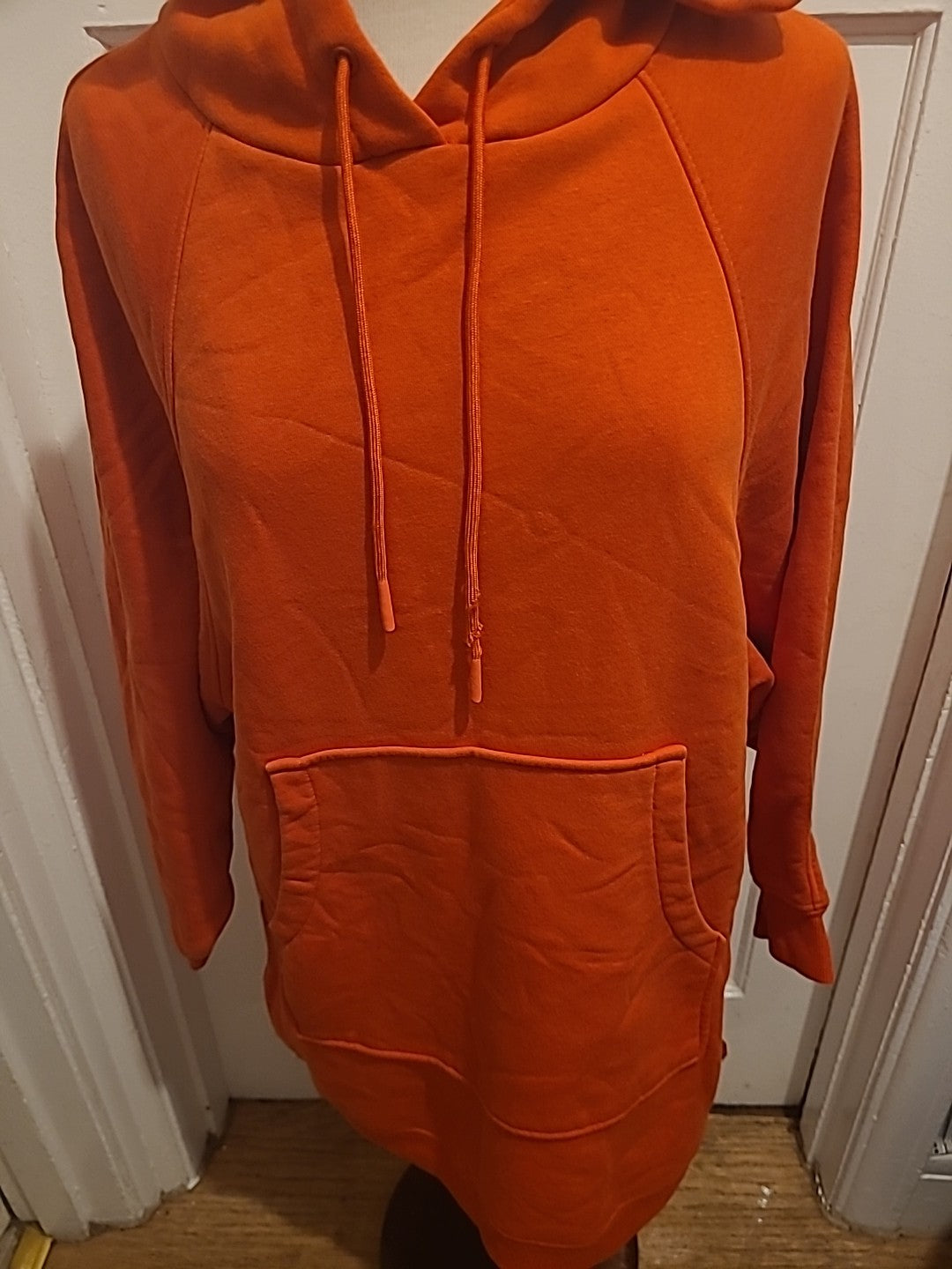 Mens H&M Size Medium(Looks Way Bigger) Orange Hoodie