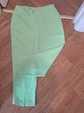 Ladies River Island Size L Petite Bright Green Straight Leg Trousers