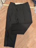 Genesis 34short Black Pinstripe Trousers