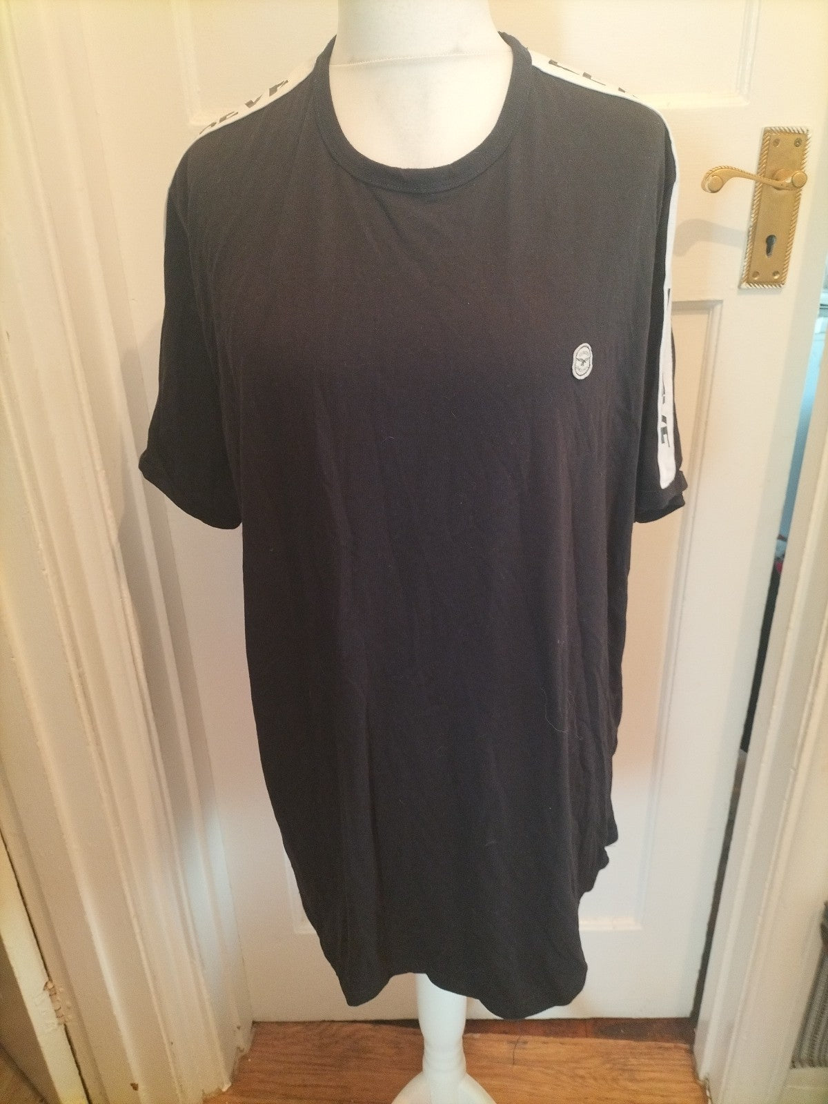 Mens Le Breeve Size 4XL Black Short Sleeved Tshirt