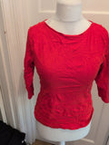 New Look 14 3/4 Sleeve T-shirt Red