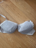 Ladies Marks And Spencer Size 34G Grey Padded Bra