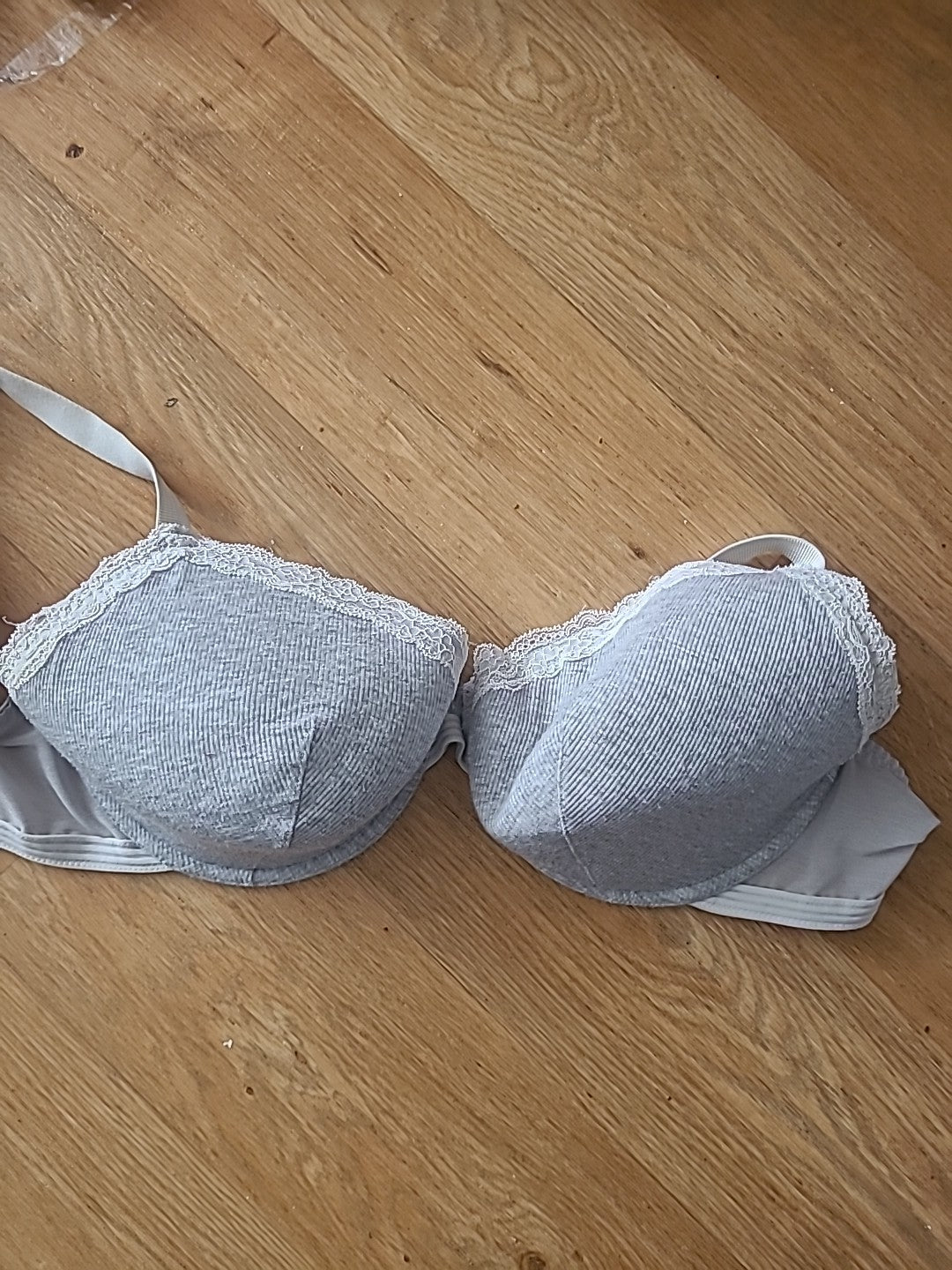 Ladies Marks And Spencer Size 34G Grey Padded Bra