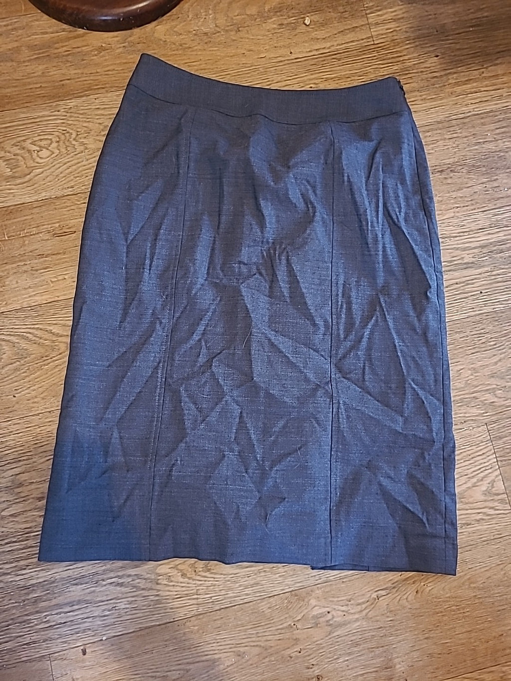 Ladies East Size 10 Grey Midi Skirt