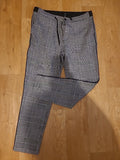 Mens River Island Size 34"Waist 30"Waist Black And White Trousers