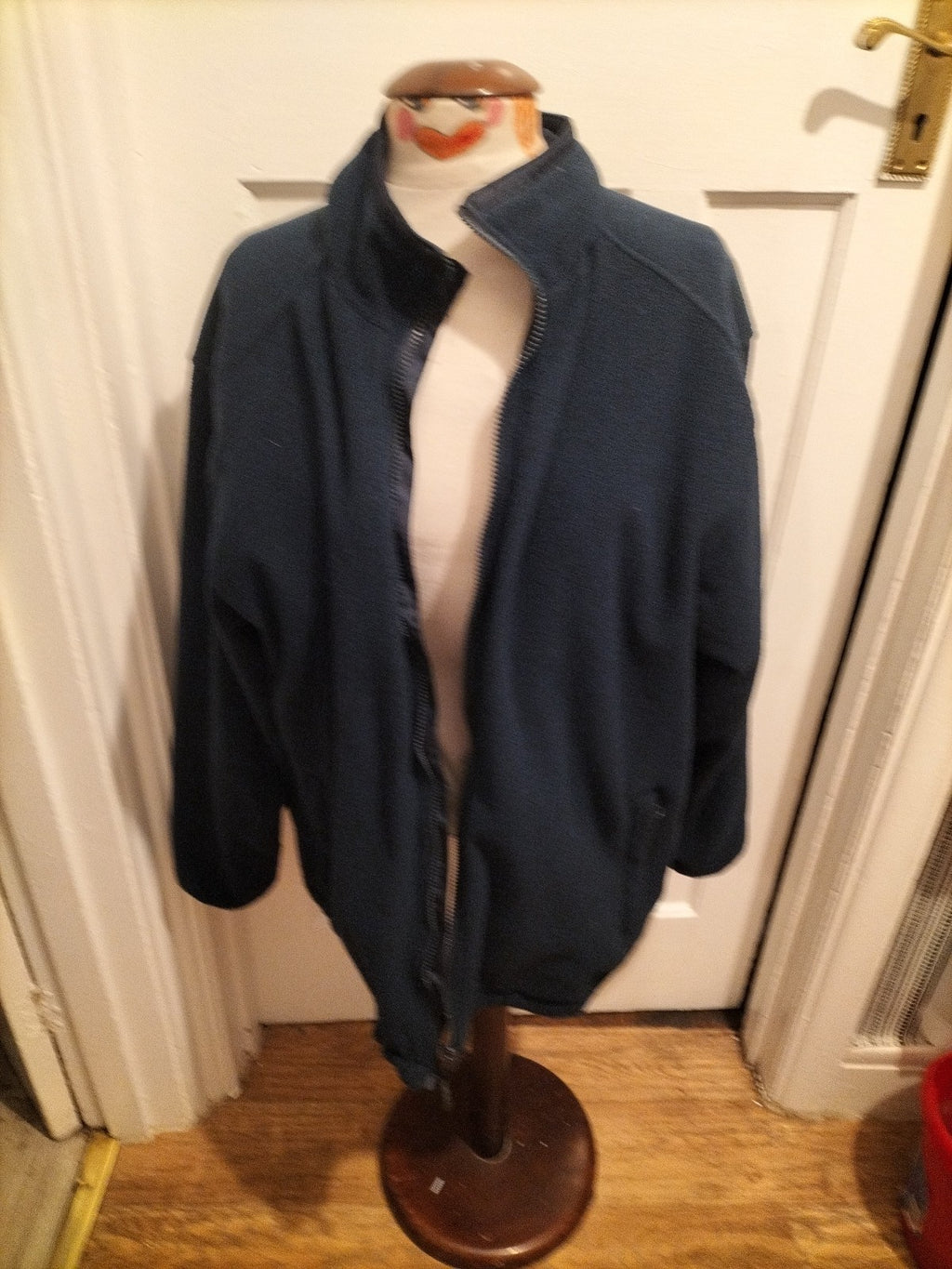 Mens Regatta Size XL Navy Zip Through Jumper