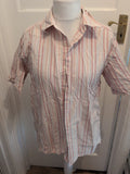 Blue Harbour Vintage Medium Multi Stripe Short Sleeve Shirt
