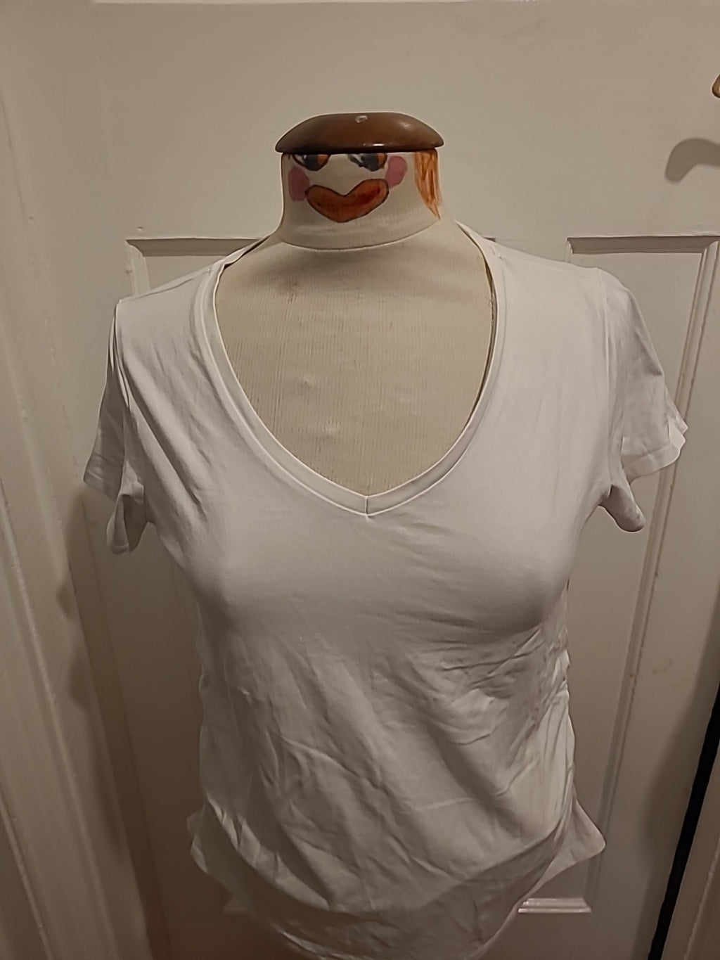 Ladies Blooming Marvelous Size Medium White short Sleeve T-shirt