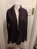 Burton 2XL Deep Purple Long Sleeve Shirt