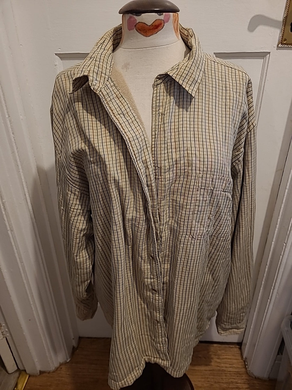 Mens Champion Size 2XL Multi Check Lined Jacket