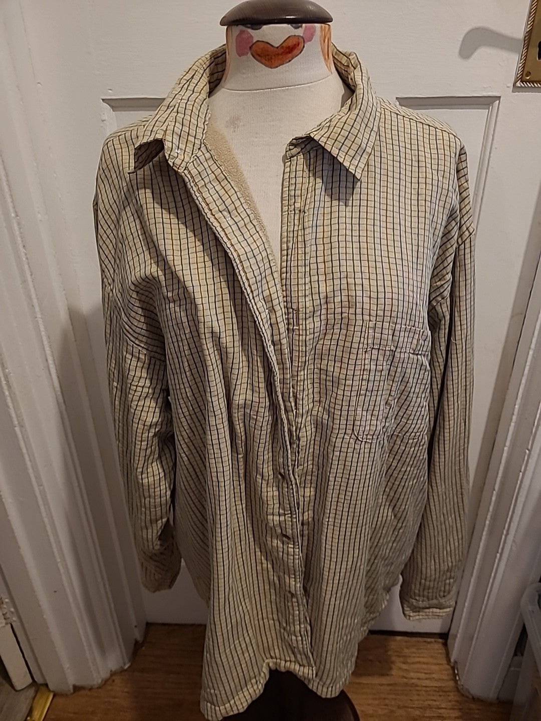 Mens Champion Size 2XL Multi Check Lined Jacket