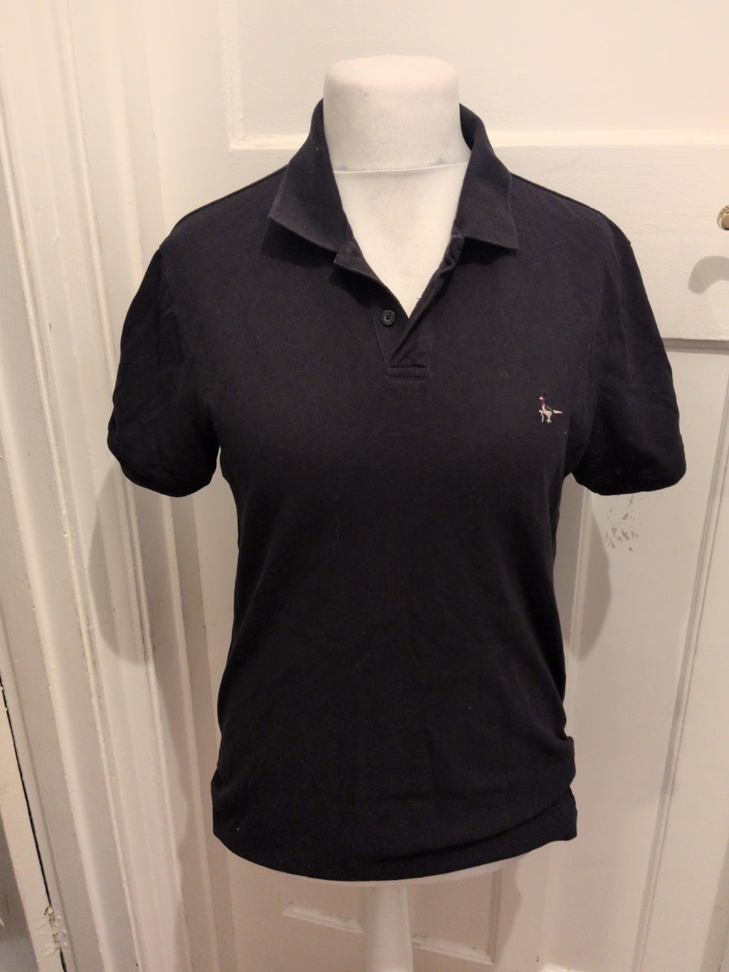 Jack Wills Medium Black Short Sleeve Polo