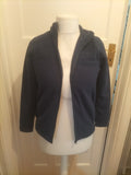 Ladies Hi Gear Size Euro 32 Navy Full Zip Jumper