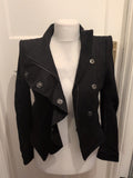 Ladies Bcbgmaxazria Size Small Black Lined Padded Jacket