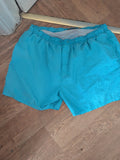 George 2XL Sea Blue Swim Shorts Drawstring Needs Pulling Through