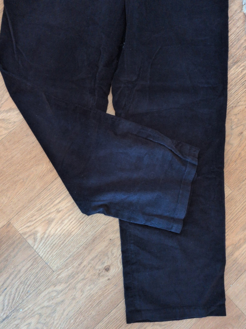 M&S Collection 36/29 Navy Brush Rib Trousers