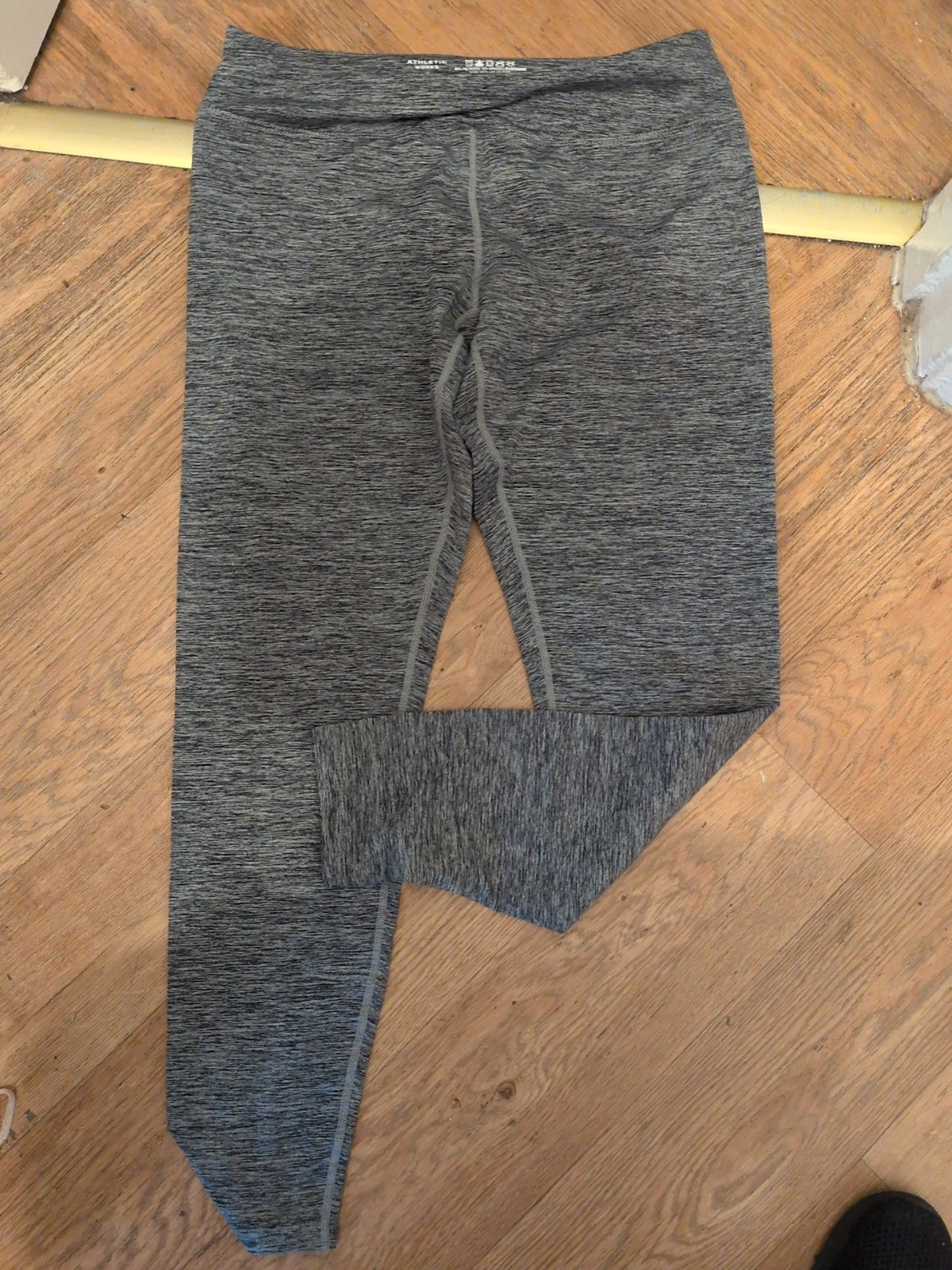 Athletic Works Large Grey Fleck Leggings