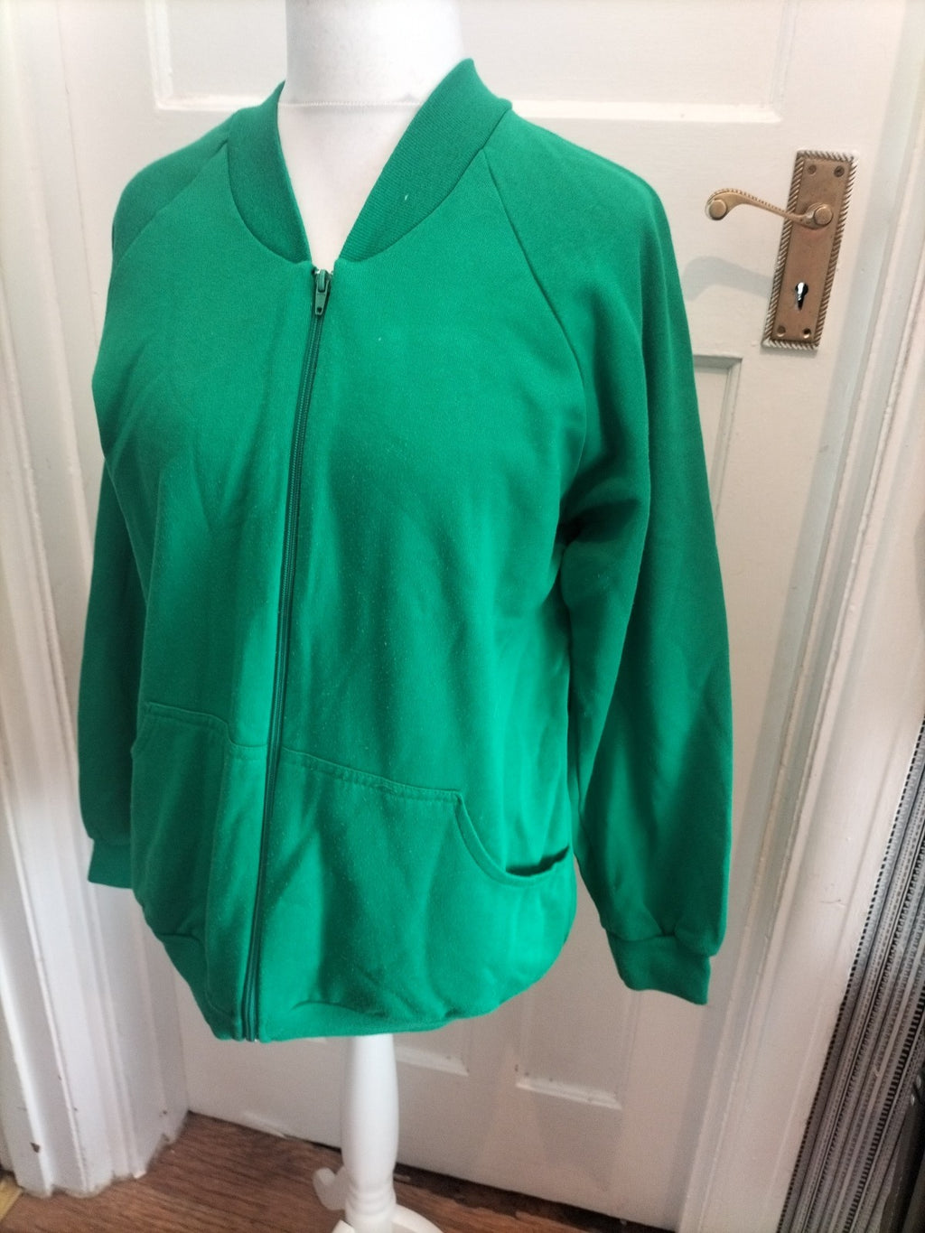 XL Green Full Zip Jumper