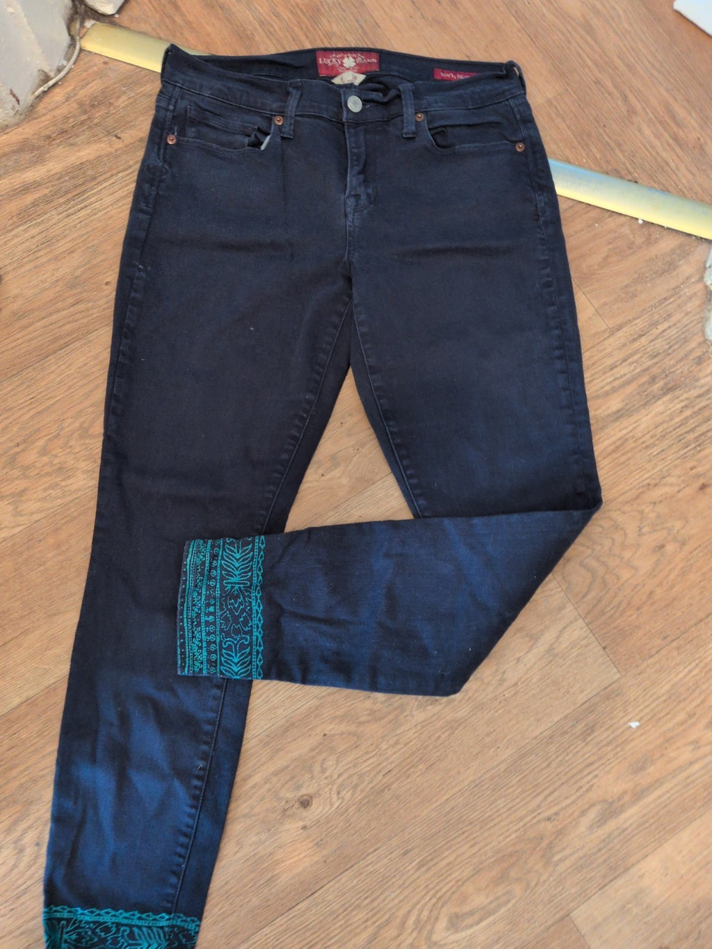 Lucky Brand Jeans 8 Sofia Skinny Navy