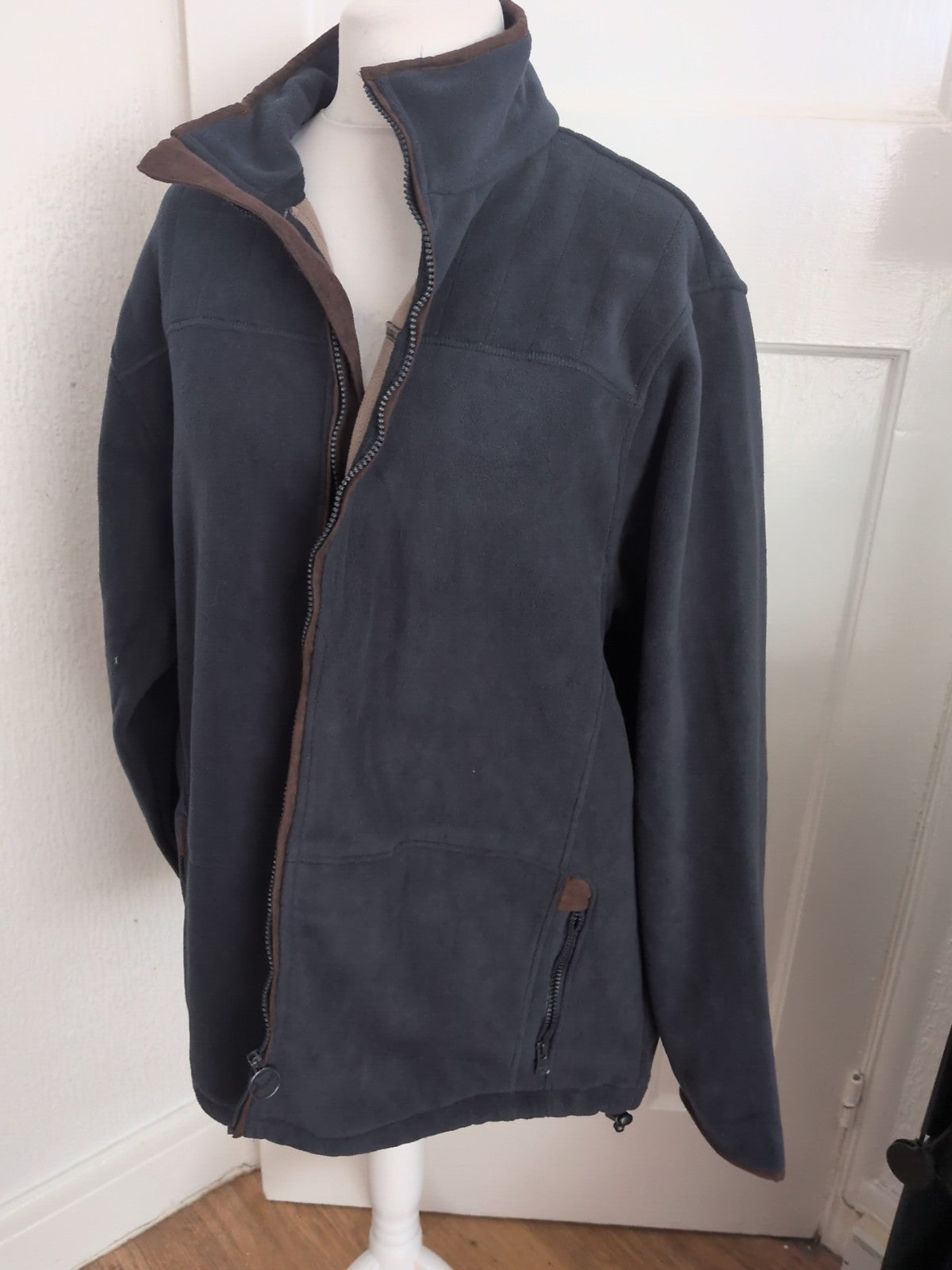 Country Estate XL Navy Full Zip Jumper