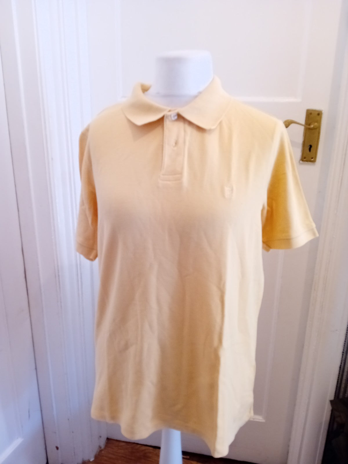 Blue Harbour Large Yellow Short Sleeve Polo