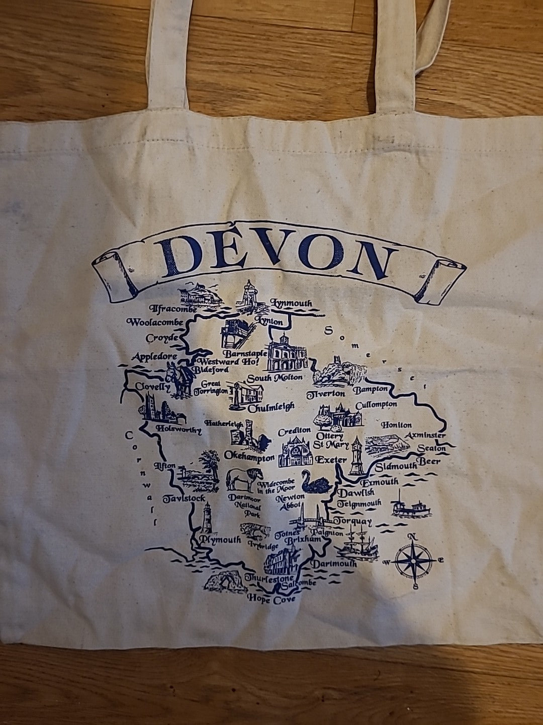 Devon Beige Tote Bag