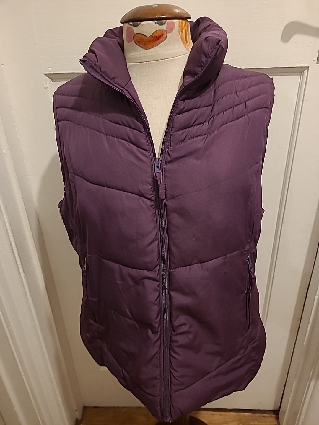 Ladies Store Twenty One Size 16 Purple Puffer Jacket
