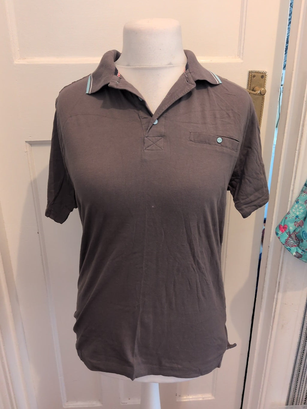 Avenue Small Grey Short Sleeve Polo