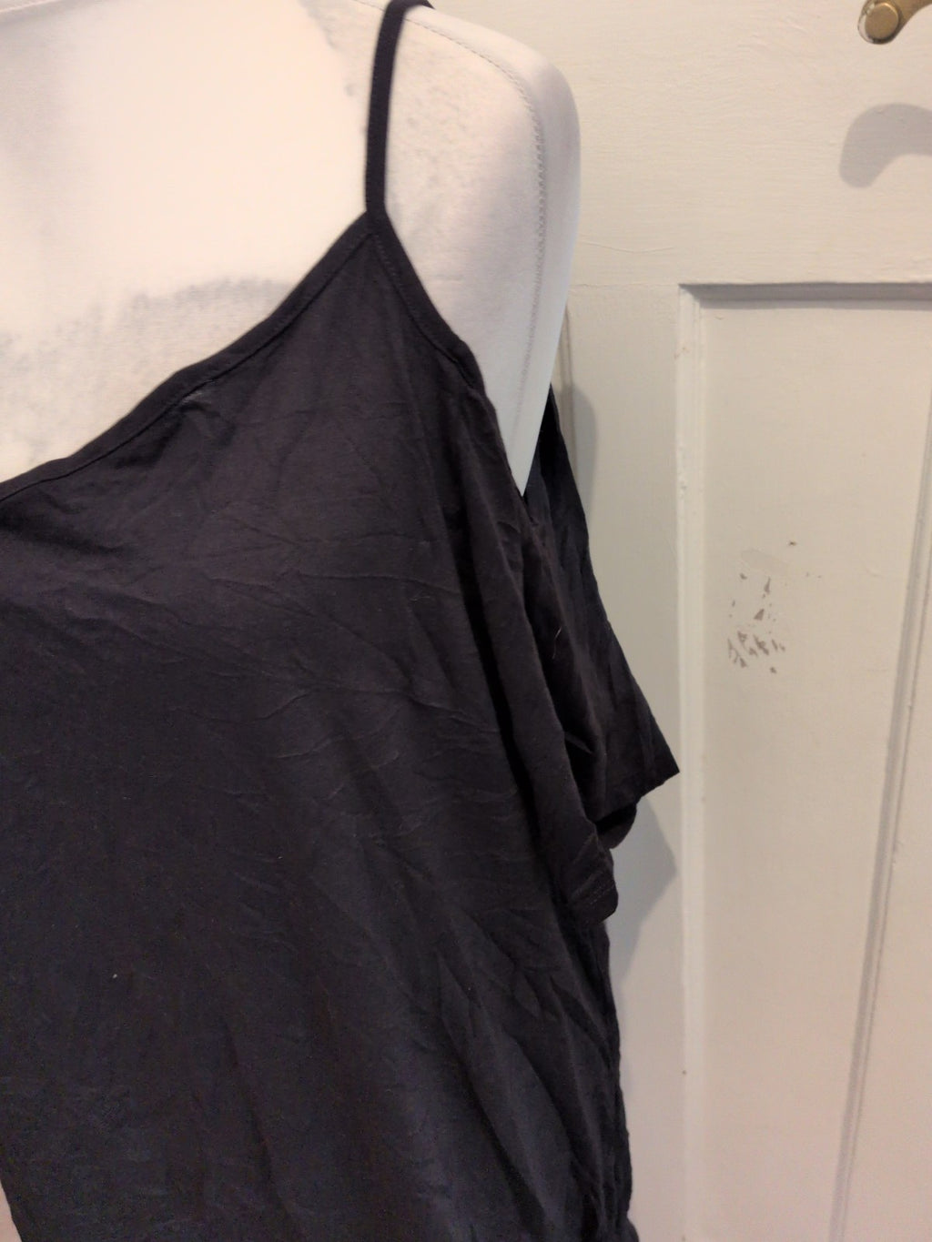 Yours 26/28 Black Sleeveless T-shirt