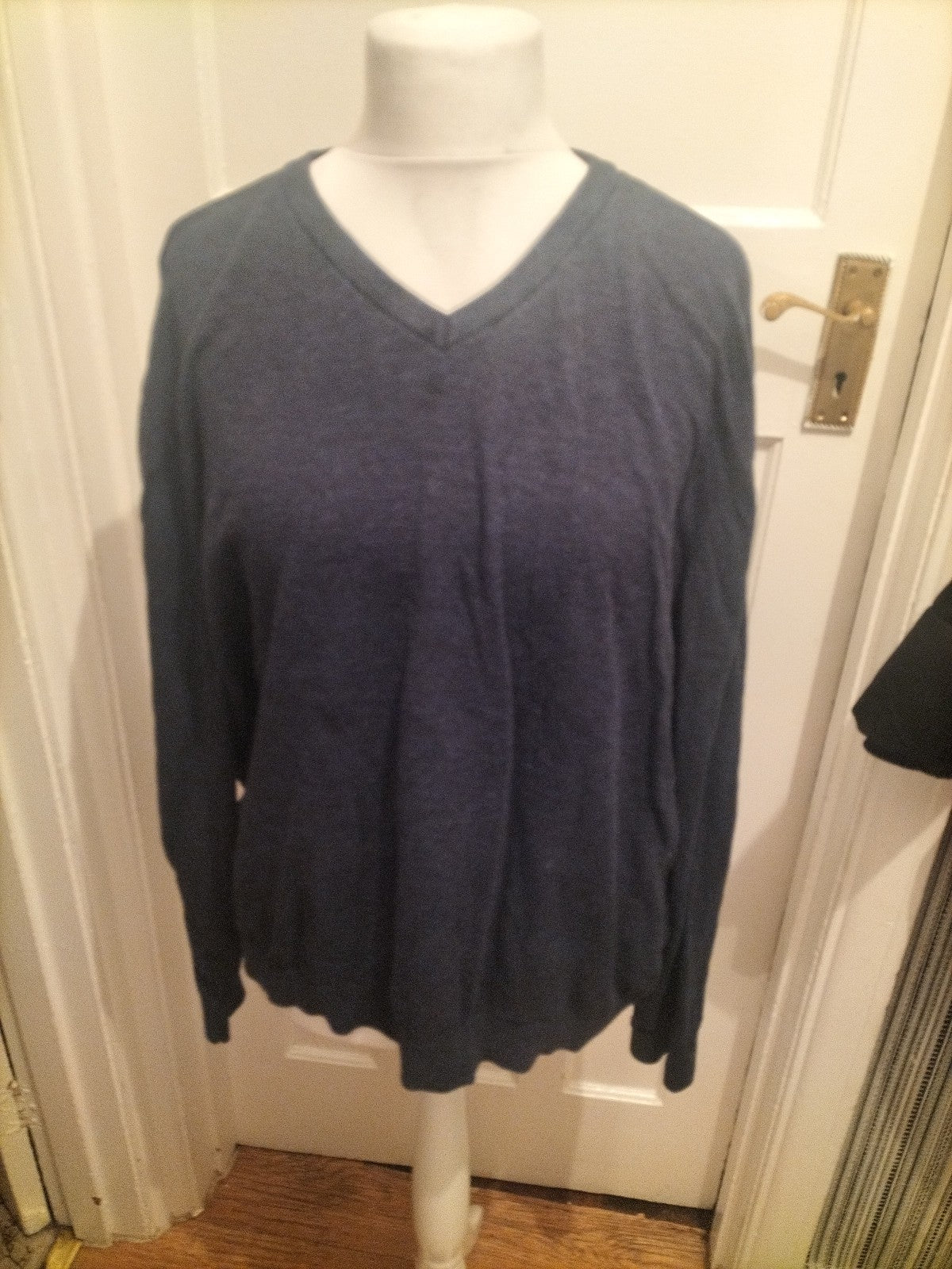 Mens Tu Size 3XL Navy Long Sleeved Pure Cotton Jumper Pullover