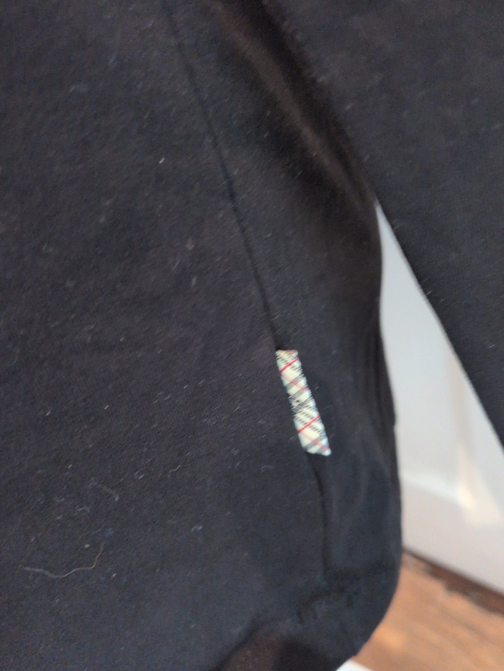 Brand New Burberry 3XL Black Long Sleeve T-shirt