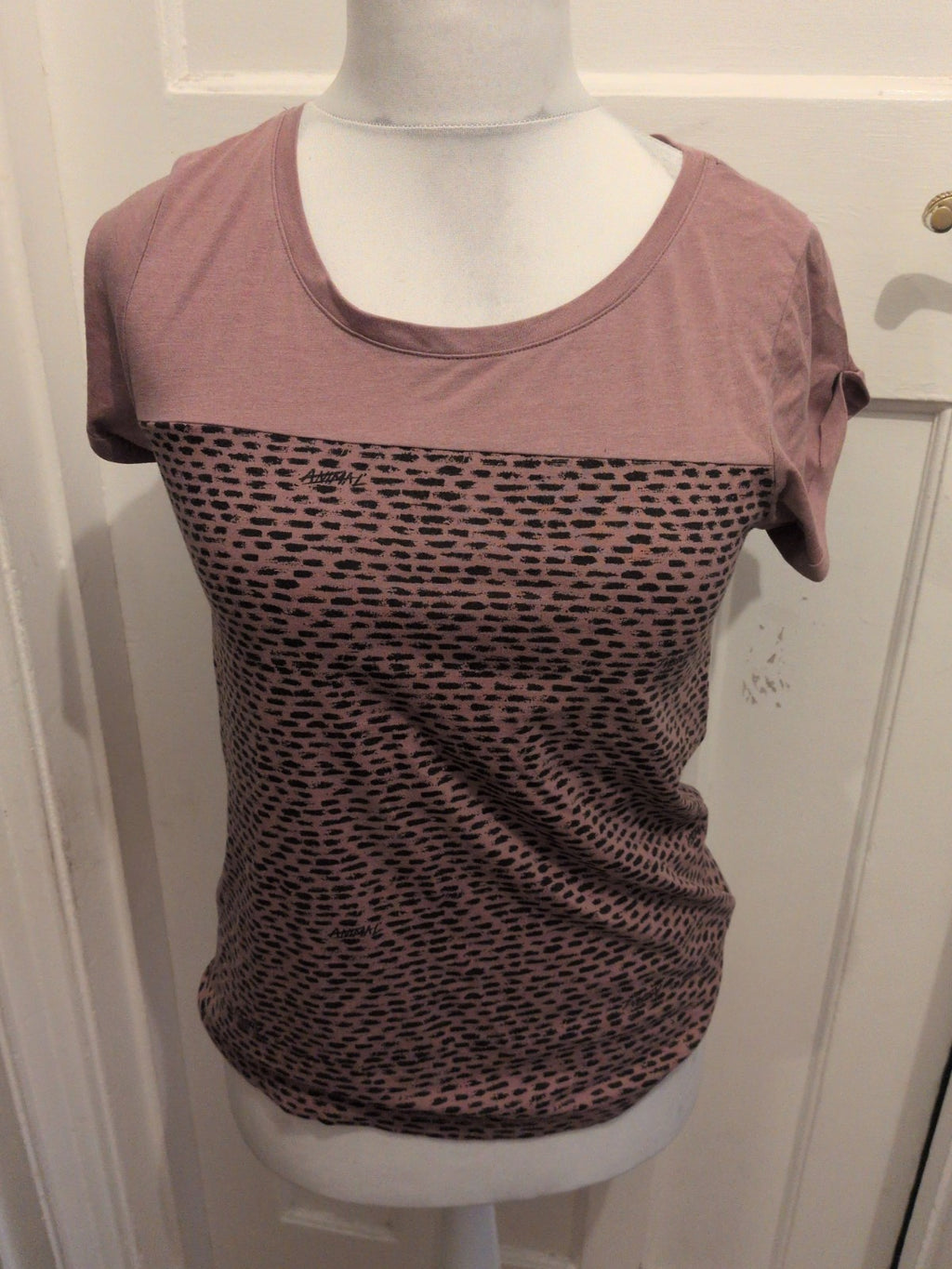 Animal 10 Purple And Black Short Sleeve T-shirt