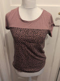 Animal 10 Purple And Black Short Sleeve T-shirt