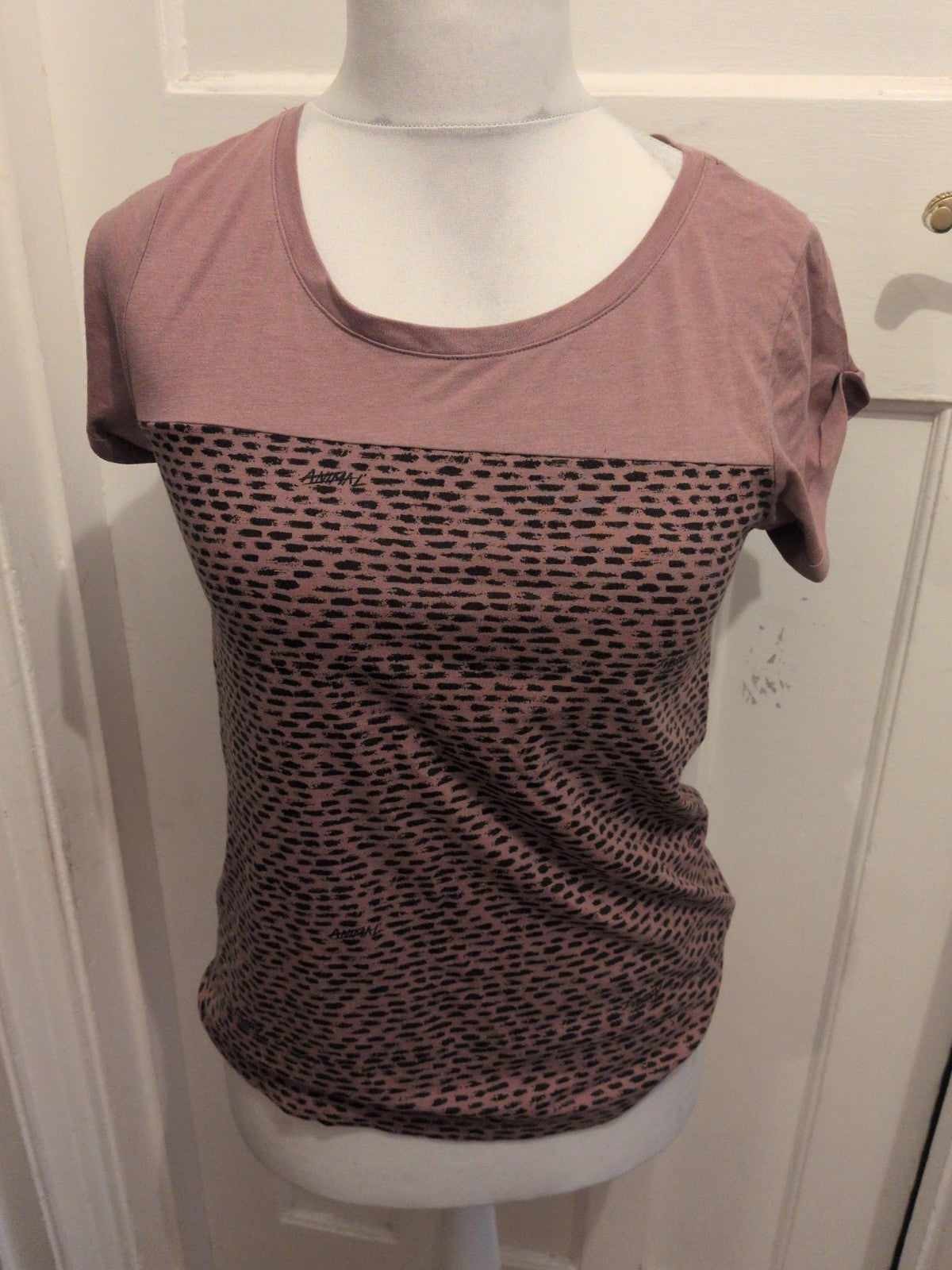 Animal 10 Purple And Black Short Sleeve T-shirt