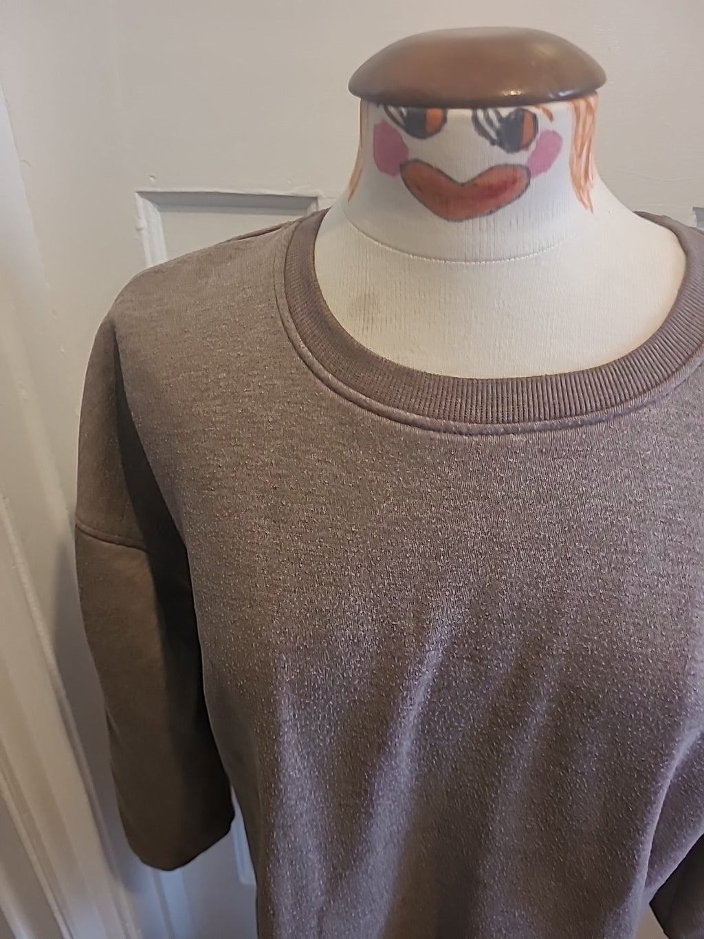 Mens Papaya Medium Brown Long Sleeve Jumper