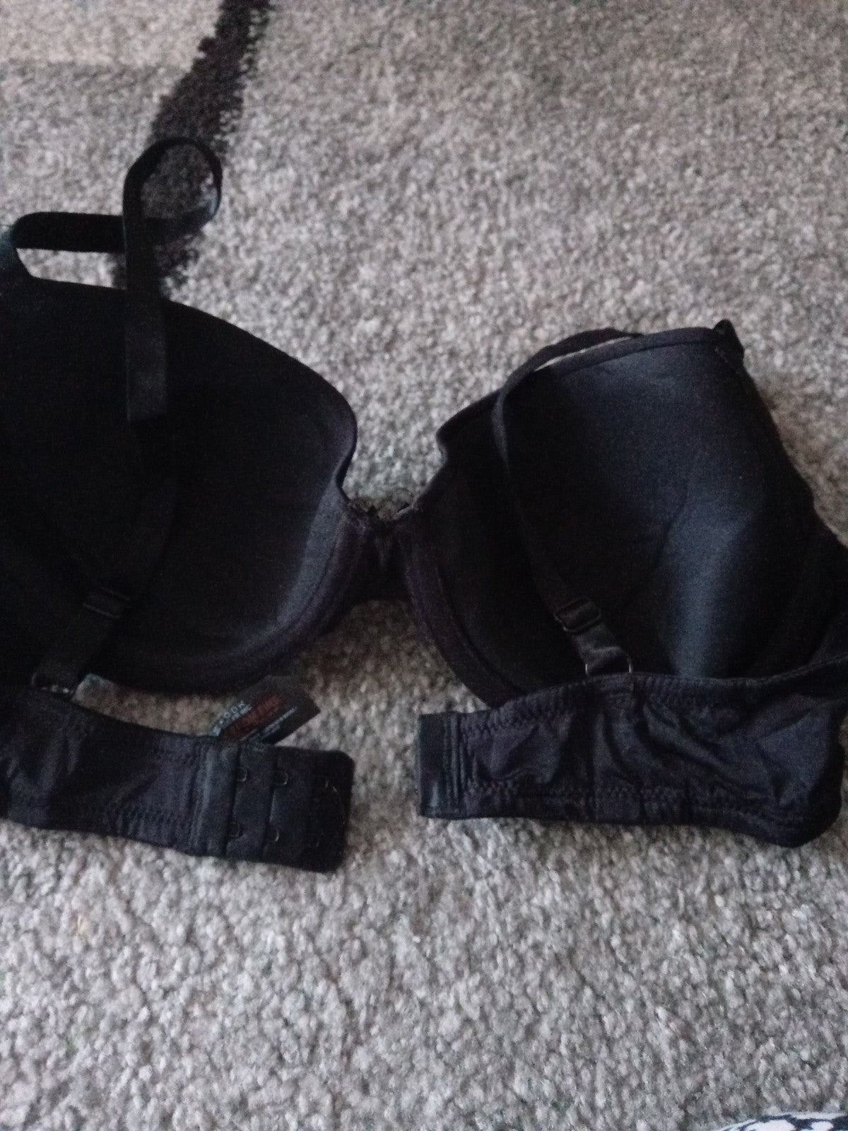 Ladies Black T.shirt Bra Newlook 36C Free Delivery