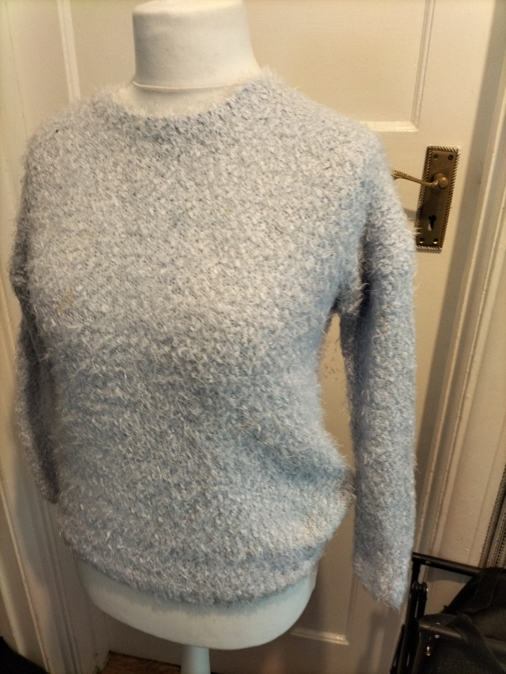 Ladies Primark Size 8 Lilac Fluffy Jumper