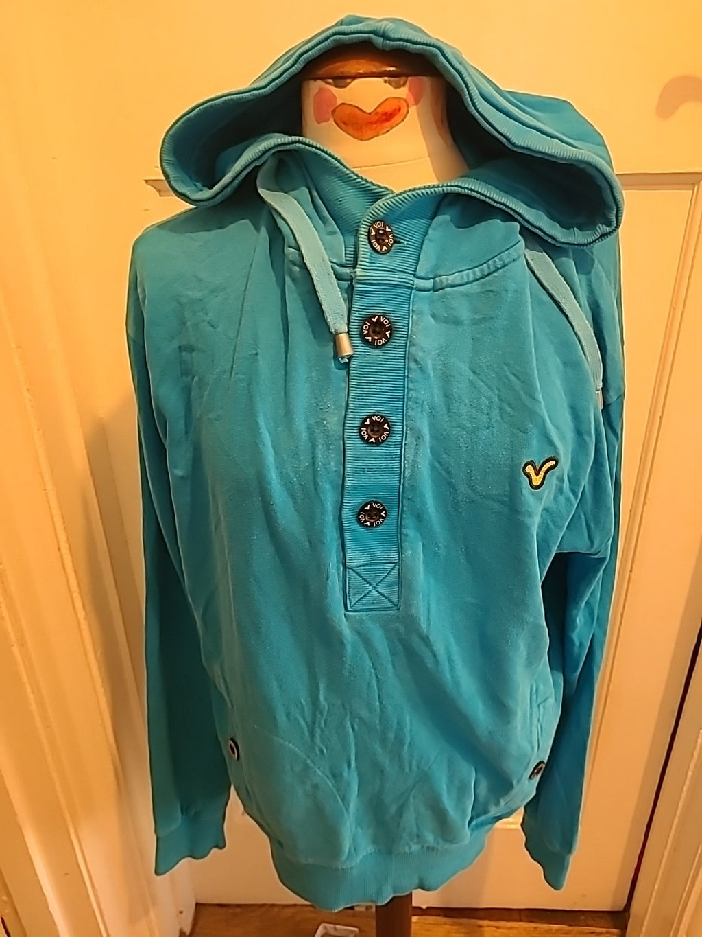 Mens Voi Jeans Size Large Blue Hoodie