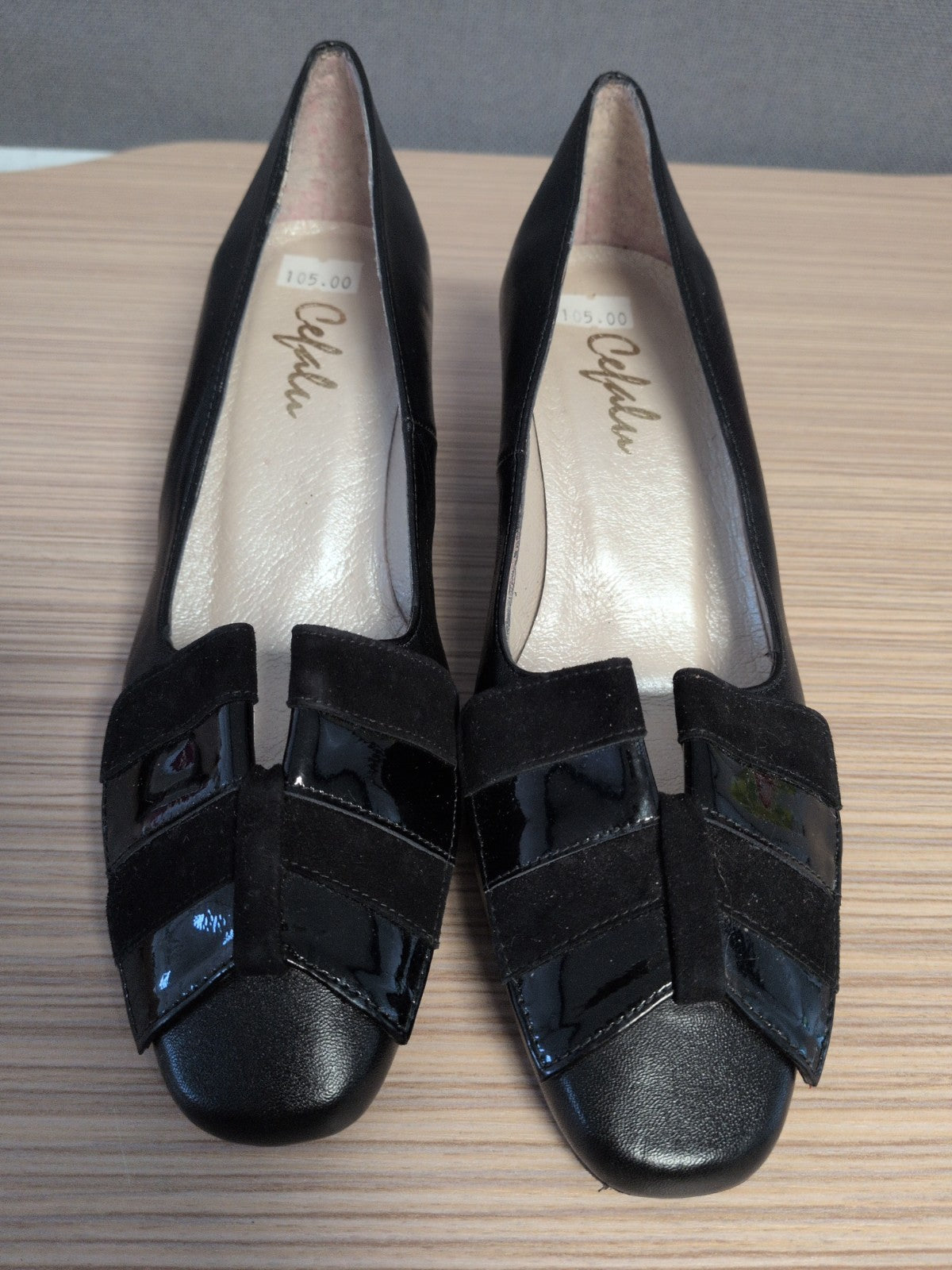 Brand New Celuen EU 35.5 Black Close Toe Heels