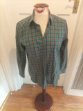 Ladies James Meade Size 12 Multi Check Long Sleeved Shirt