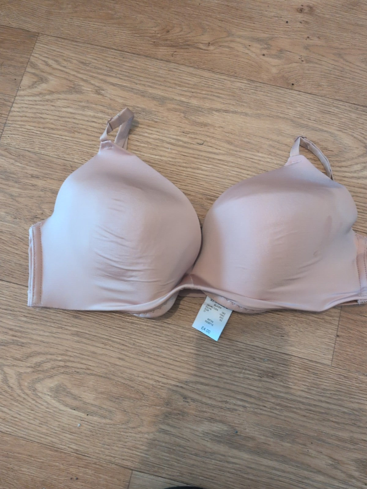 Primark 38c Pink Seamless Padded No Wires Bra