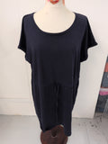 Love Leisure 20 Navy Short Sleeve Dress