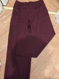 Large Straight Leg Purple Trousers