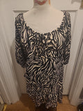Ladies Pep&Co Size Large Beige And Black Dress