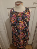 Ladies New Look Size 12 Bright Coloured Sleeveless Dress