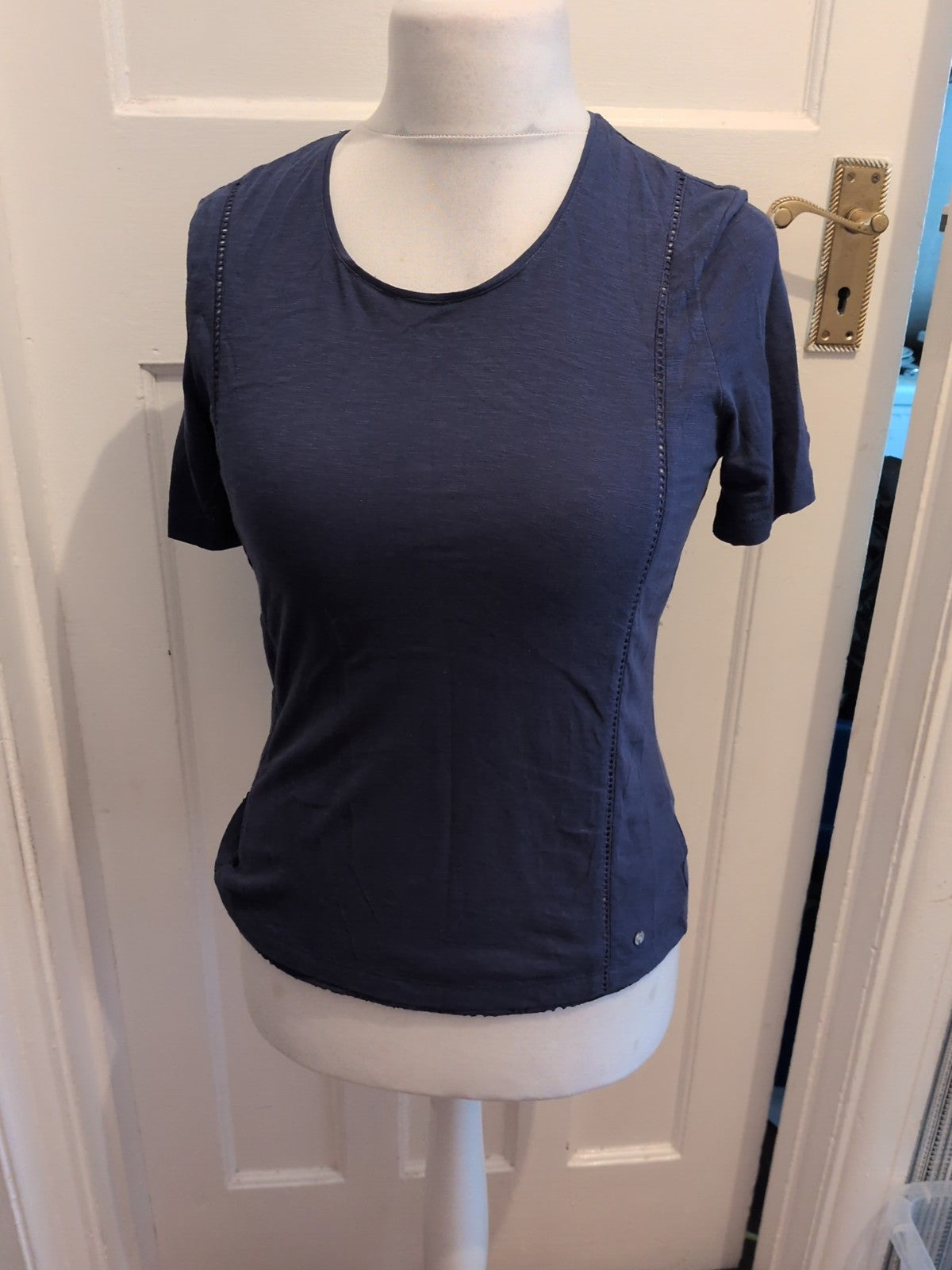 Gerry Weber Causal 10 Navy Short Sleeve Blouse T-shirt