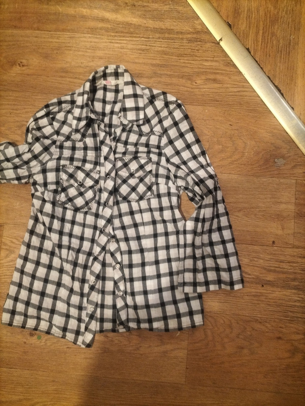 Girls New Look Age 13 Years Check Blouse