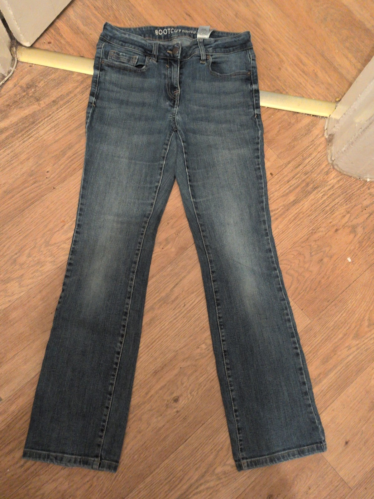 Ladies Next Size 10 Bootcut Blue Jeans