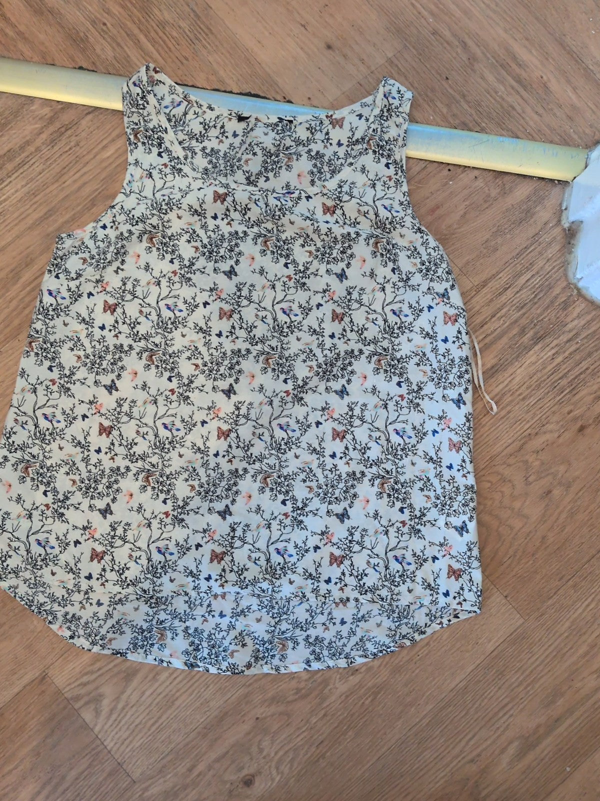 Primark 12 Multicoloured Wildlife Sleeveless Blouse