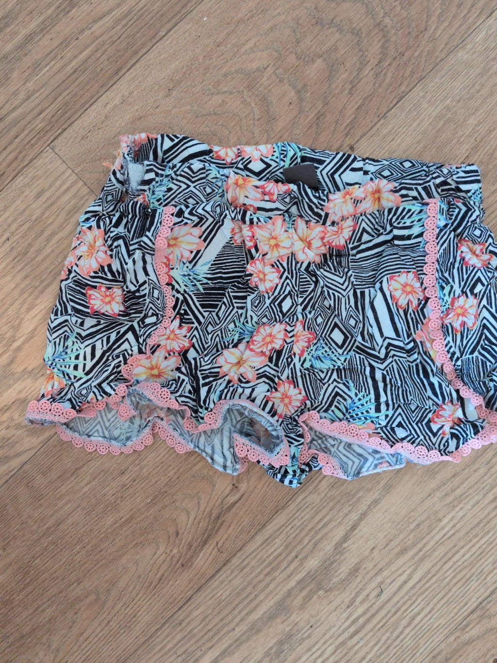 Primark 8-9 Years Multicoloured Floral Shorts